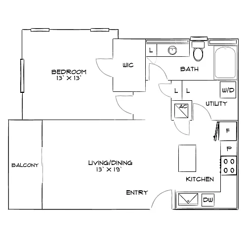 Floor plan Design 1F