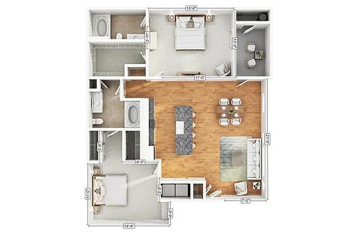 Floor plan B3
