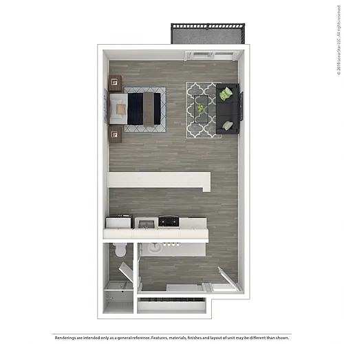 Floor plan Studio
