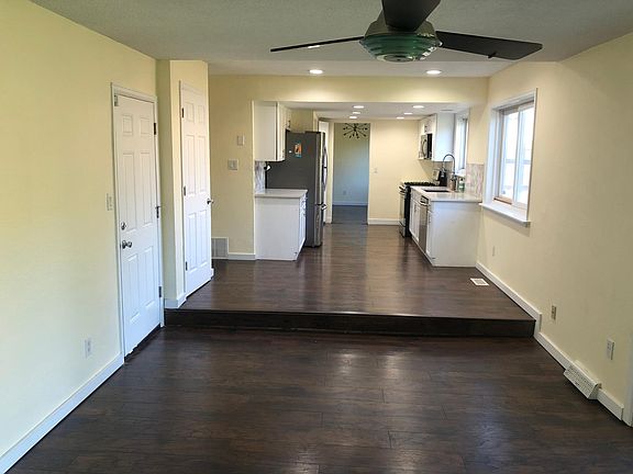 Living room and kitchen