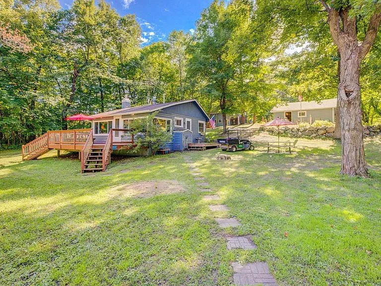 Cabin and garage