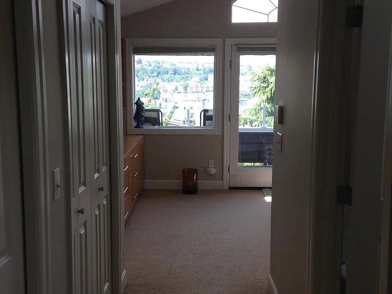 Top Level hallway to Master double set of closets