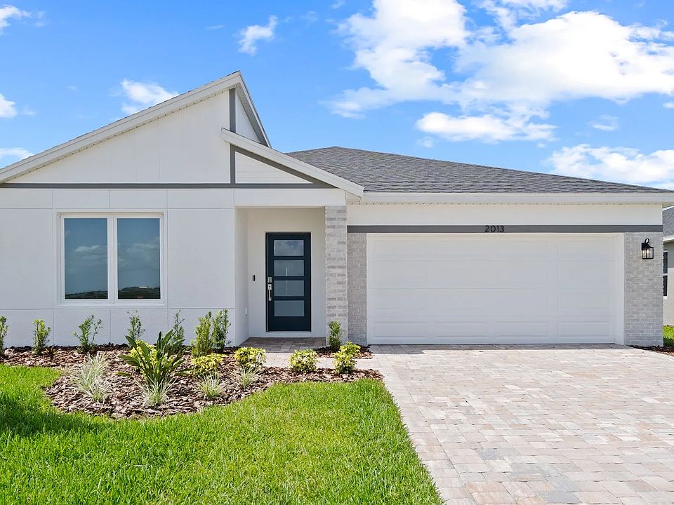 Atwood Floorplan in Modern Elevation by DRB Homes in Haines City, FL.