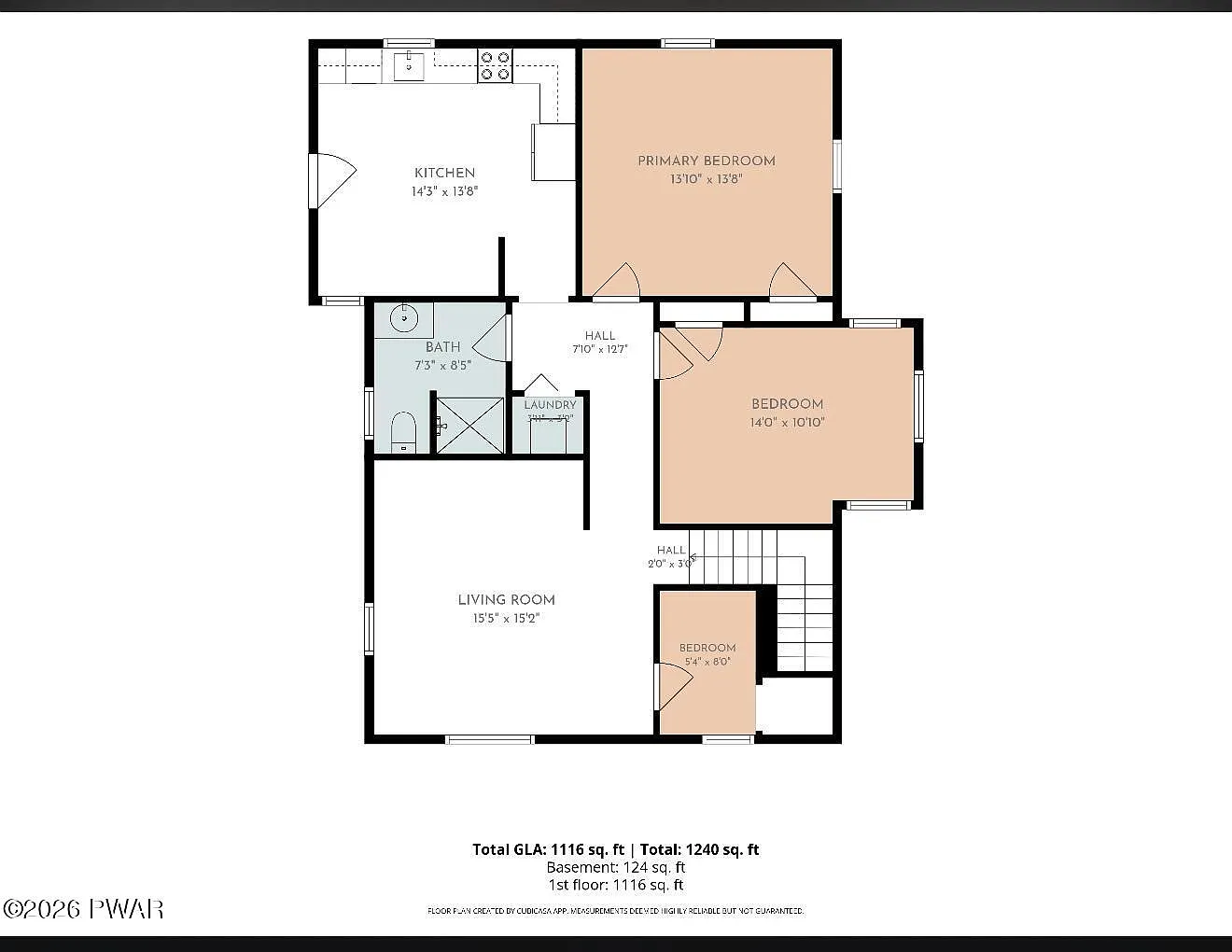 2 bed, 1.0 bath, 1240 sqft, $2,200 — Photo 4