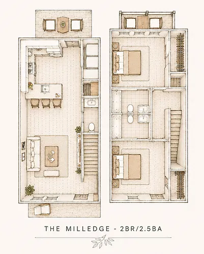 Floor plan The Milledge