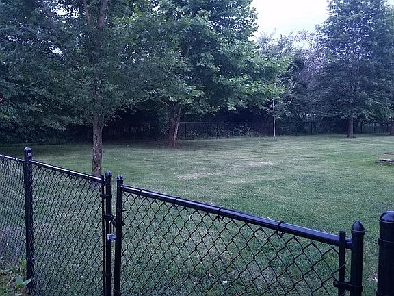Beautiful fenced back yard