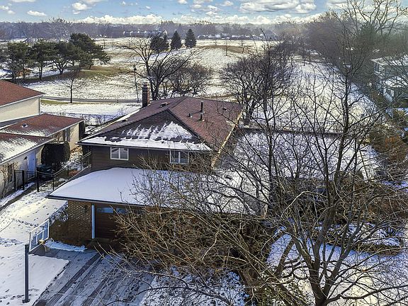 Aerial View of Home and adjoining Lovelace Park