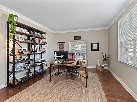 The formal living room is currently being used as an office....there is an additional home office.