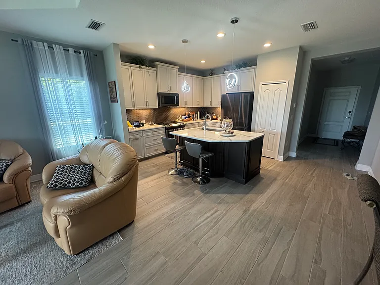 Kitchen and entry way