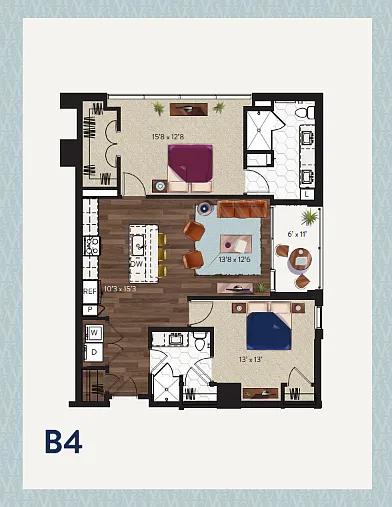 Floor plan B4