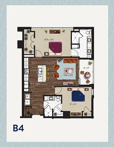 Floor plan B4