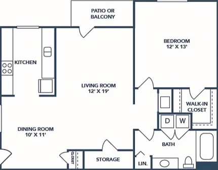 1 Bedroom | 1 Bath | 770 SF 1 Bedroom | 1 Bath | 770 SF