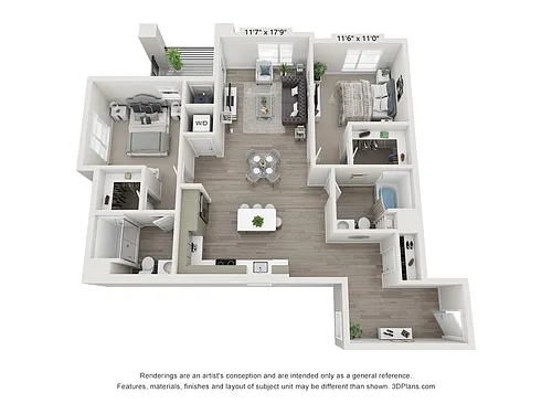 Floor plan 2C-ALT 2
