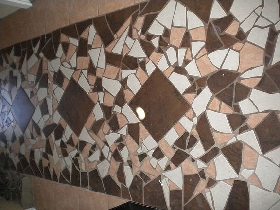 entry mosaic floor