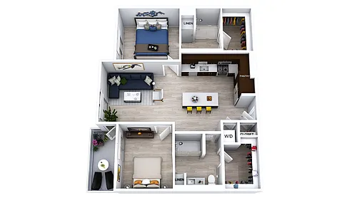 Floor plan Clipperton