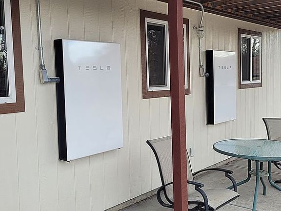 2 Tesla Battery Walls