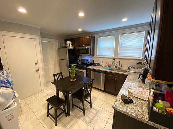 Eat in kitchen with the washer & dryer in the closet