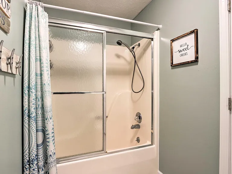 Master shower