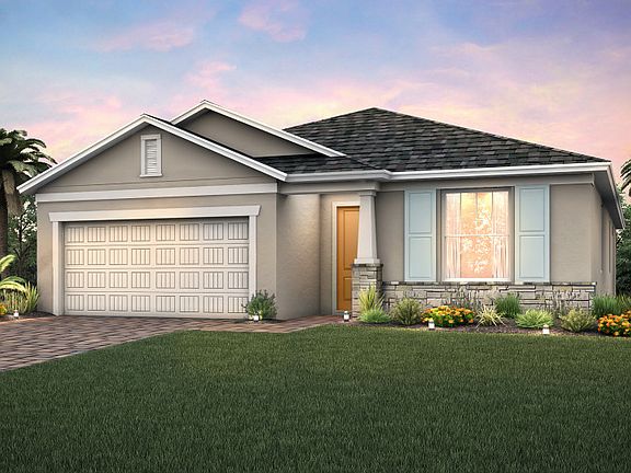 Home Exterior C2A with decorative stone detail