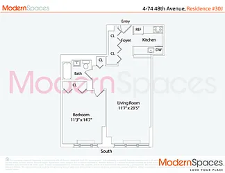 Rented by Modern Spaces