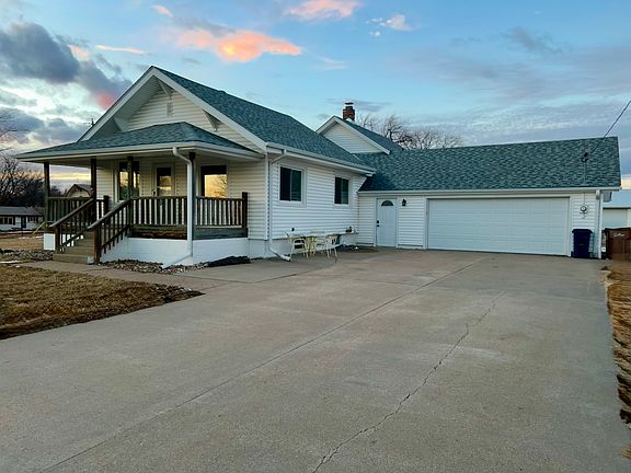 Wide driveway