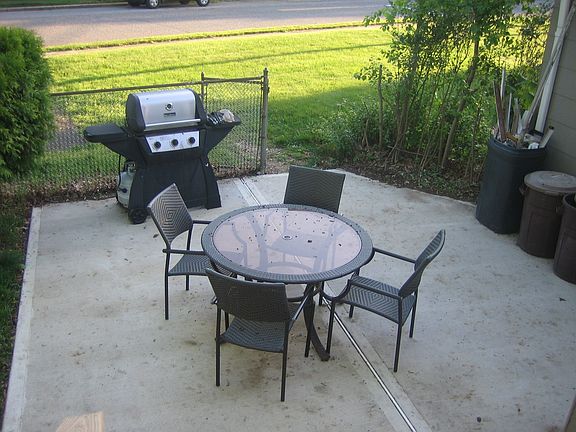 Backyard patio