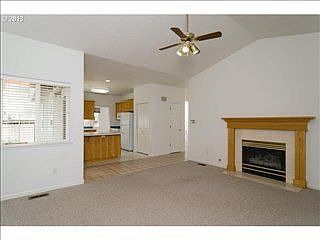Family Room off Kitchen- before painted