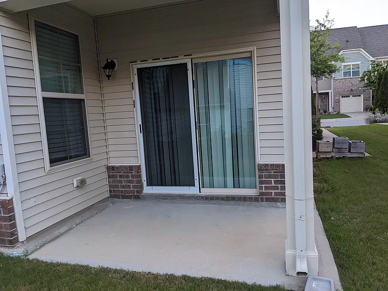 Rear patio