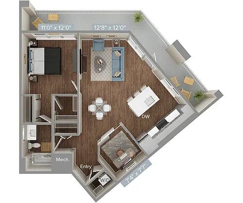 Floor plan A18D-2