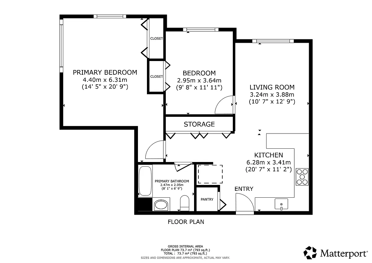 Floor plan The Hilltop