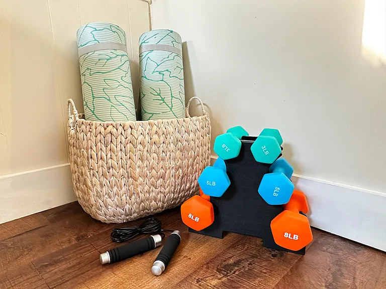 light workout equipment to start off your day
