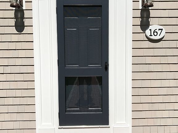 New doors, lights, & siding