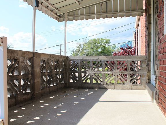 Covered front porch