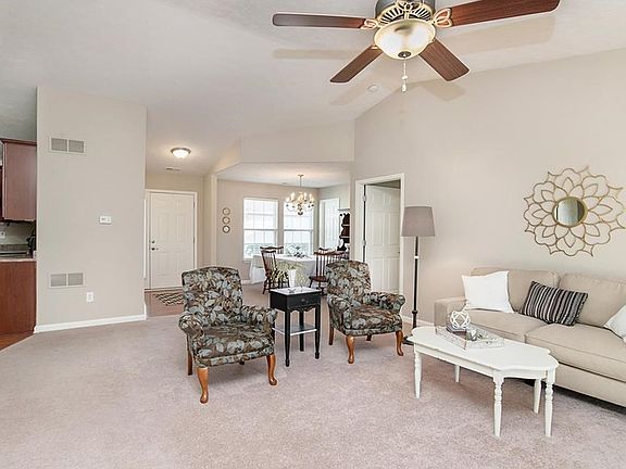 Open concept living, kitchen, and dining rooms is perfect for entertaining!