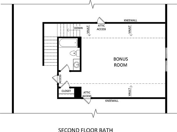 Optional 2nd Floor Bath