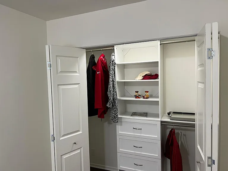 Closet, second bedroom/office