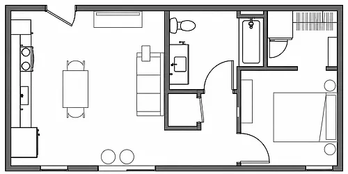 Floor plan 1A