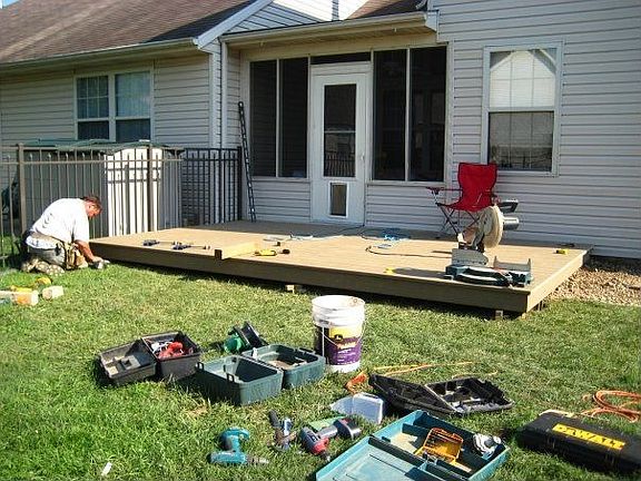 Brand new deck put in during summer of 2009.