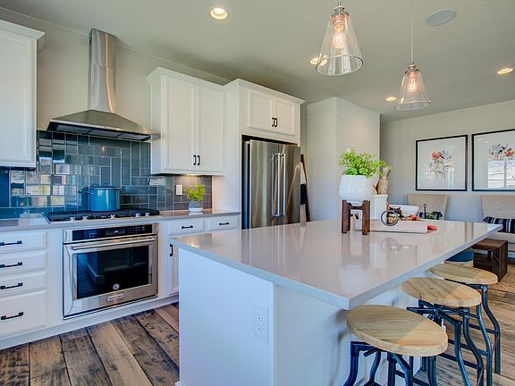 Example of Residence 4024 Kitchen - Colors and finishes will vary on actual home.