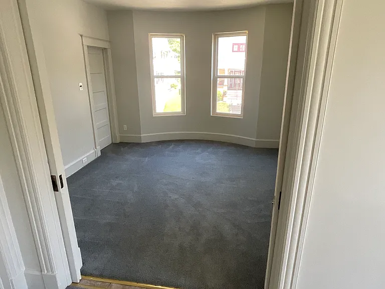 Front living room or front bedroom with closet