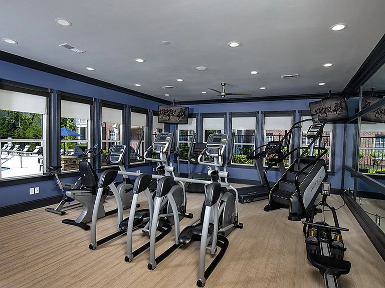 Fitness center with cardio equipment