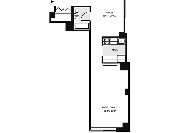 2nd image of 45 Wall St APT 1710