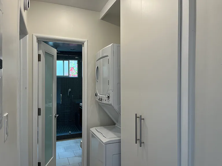 Washer and dryer in the unit