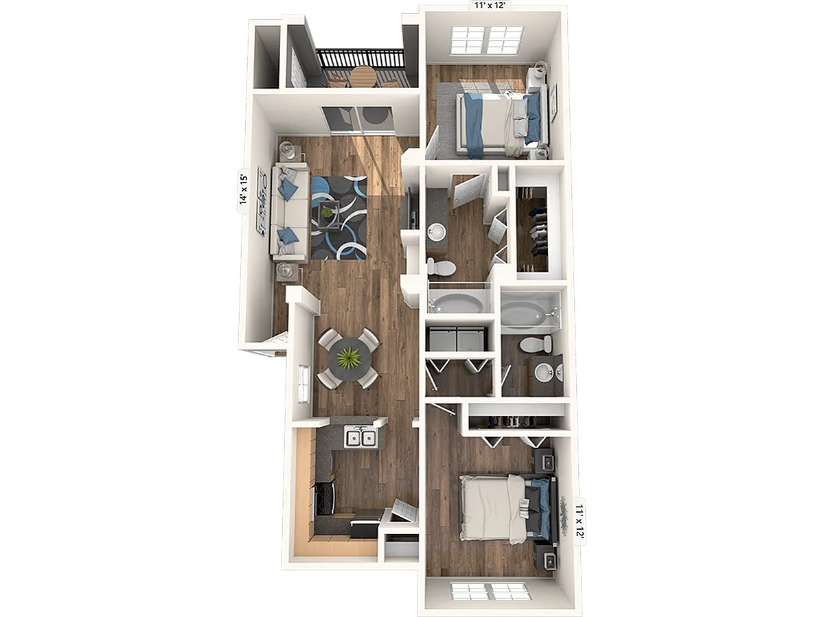 Floor plan Sevilla