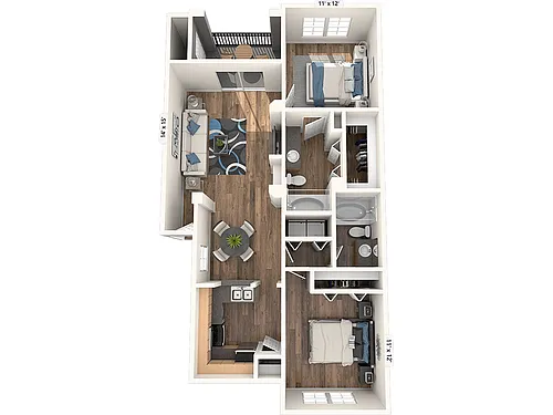 Floor plan Sevilla