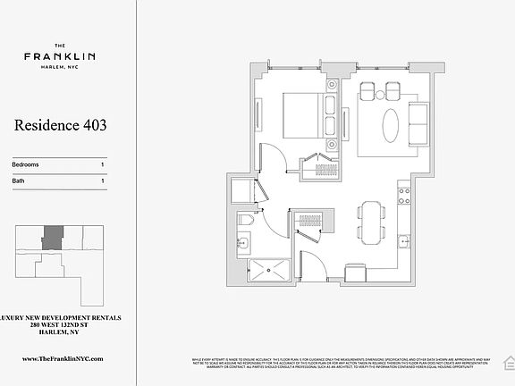 2nd image of 280 W 132nd St #413