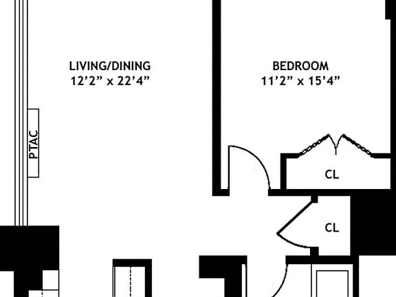 2nd image of 322 W 57th St APT 25C