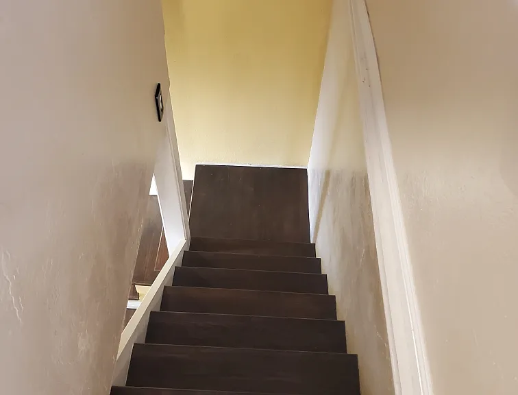 Stairs leading to Living Room