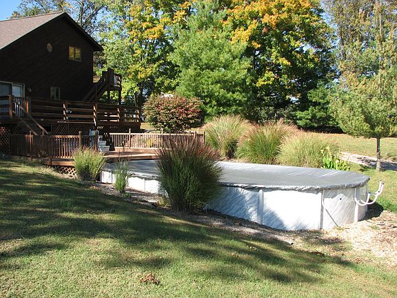 Above ground pool.