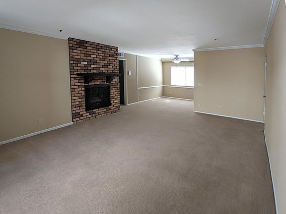 Spacious, with custom paint & crown molding throughout